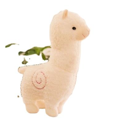 China Stock Fun Goods OEM ODM Plush Soft Stuffed Cute Animals Alpaca Toys For Gift for sale