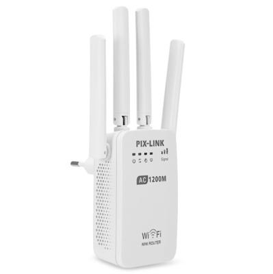 China Outdoor Router 5G Wireless Router 1200M Dual Frequency Repeater Network Repeater Wireless Wifi Signal Amplifier Through Wall Supplement for sale