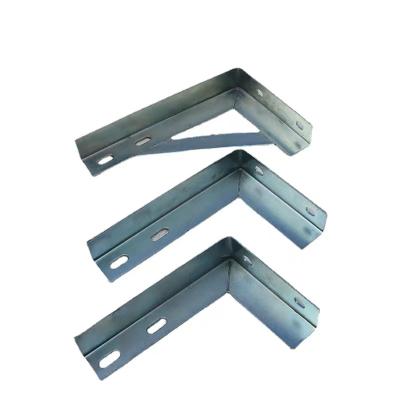 China Industry L Shape Shelf Galvanized Triangular Gas Pipe Support Bracket for sale