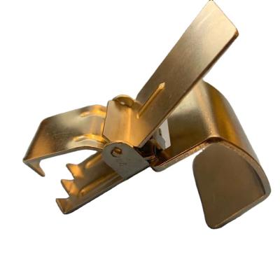 China Precision Steel Professional Custom Metal Stamping Zinc Plating Metal Carpet Clips for sale