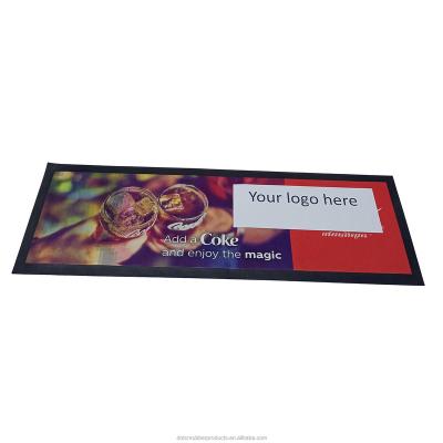 China Custom Printed Bar Accesnories Bar Runner and Bar Mats for sale