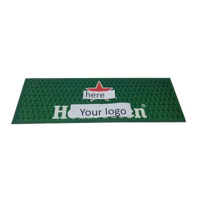 China Bar Accesnories Manufacture China Dye Sublimation CMYK Printing Bar Protective Felt Mat For Dining Table for sale