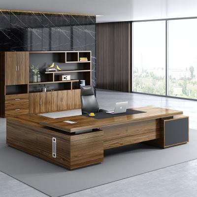 China Fire And Dirt Resistant China Top 10 Modern Design Simple CEO Executive Desk Table For Manager for sale