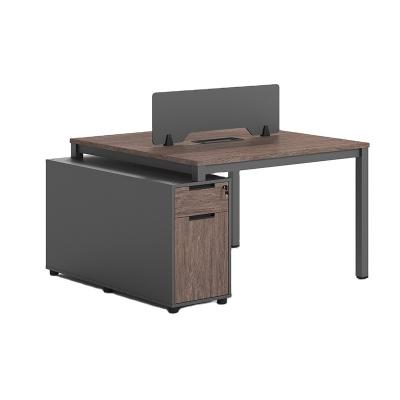 China Wholesale Fire And Dirt Resistant Office Workplace Four Card Single Seat Desk Office Staff Double L Shape Office Staff Desk for sale