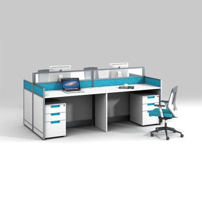 China Elegant Modern Office Workstation Furniture Office Workstation Wooden Desk for sale