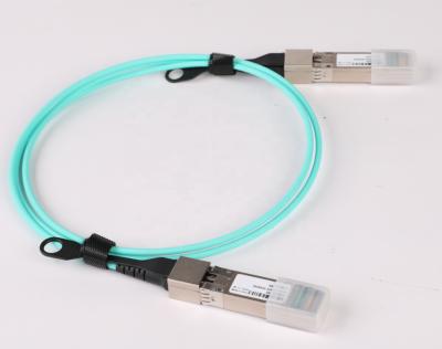 China Active Communication Optical Fiber Cables 5M 10G/25G/40G/100G SFP28 AOC Optical Fiber Factory Price for sale