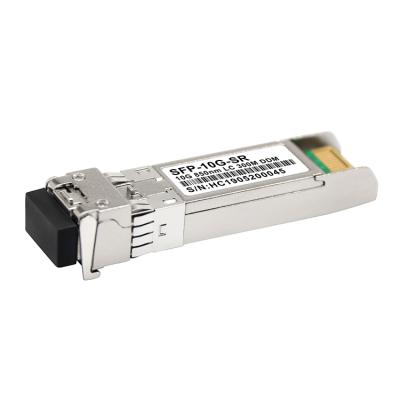 China High Quality Hot Sale SFP 10g Light Alarm Function Sr Compatibility 10G 850nm 300m sfp+ Module Free Programmable Transceiver for sale