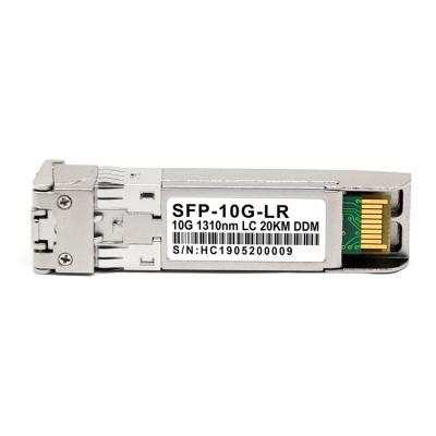 China SFP+ SFP-10G-LR Otdr SFP 10g Optical Transceiver 20KM 1310nm Network 2 Years 3.3V Fiber Optic Transceivers for sale