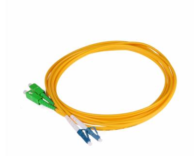 China Wholesale fiber optic simplex single mode fiber optic patch cord SM DX of fiber transmission factory fiber patch cord LC/UPC-SC/APC for sale