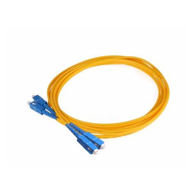 China SC/UPC fiber optic communication cheap price 2.0mm/3.0mm fiber optic patch cord SM DX fiber optic patch cord for sale