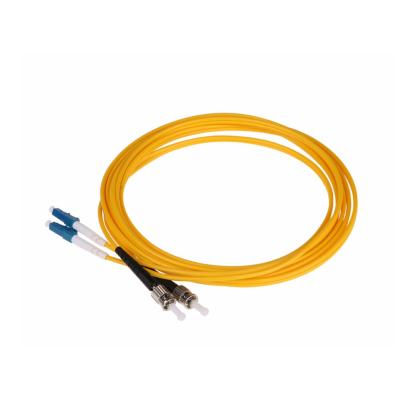 China ST/UPC-LC/UPC communication factory supply single mode fiber optic patch cord SM DX simplex fiber optic patch cord for sale