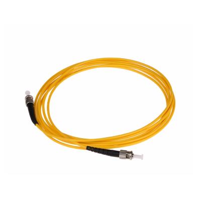 China Wholesale fiber optic SM SX fiber optic patch cord low communication fiber optic factory loss fiber patch cord ST/UPC-ST/UPC for sale