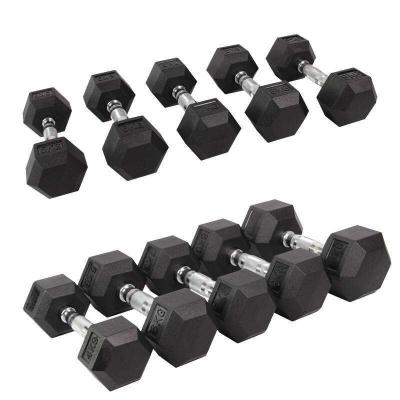 China 2020 Universal New Design 6 Kg Gym Dumbbell Set Hex Dumbbell Rack For Sale for sale