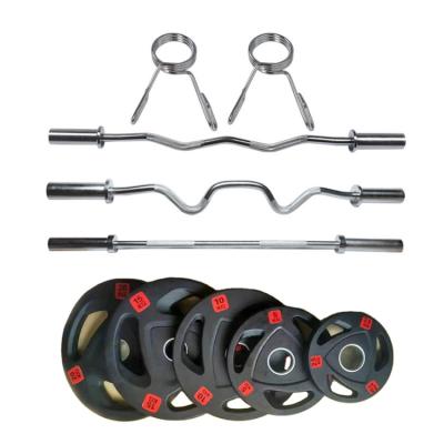 China Universal Adjustable Weightlifting Hex Weight Cast Iron Barbell Set and Dumbbell Set for sale