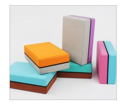 China 2021 Hot Selling Amazon Eva Foam Customized Yoga Brick Yoga Exercise Training Block for sale