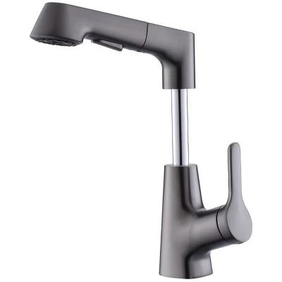 China Other 2023 modern Gourmet Pull down Kitchen Sink taps Pull Out bathroom basin Zinc-alloy Faucets for sale