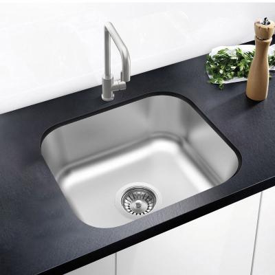 China With Faucet Undermount kitchen sink Single Bowl Cheap Price 16 Inch 304 Stainless Steel SS Kitchen Faucet Sink for sale