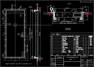 China 2 Panel Steel Fire Rated Door For Basement Furnace Room Emergency Exit for sale