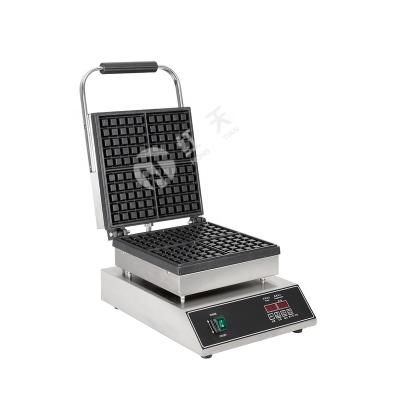 China Outdoor Snacks Machine Non-Stick Waffle Maker Baking Commercial Cake Making 4 Grid Pancake Bubble Machine for sale