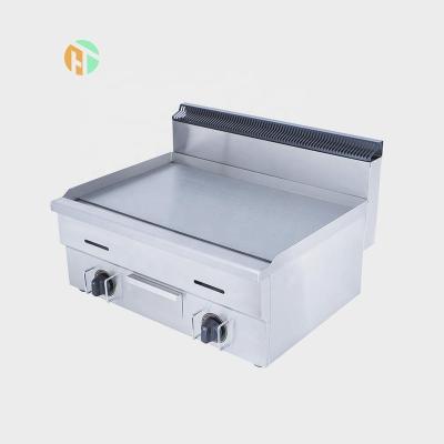 China Restaurant Population Stainless Steel+Iron 2022 Stainless Commercial Gas Large Capacity All Flat Surface Griddle for sale