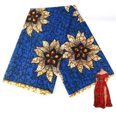 China Good Quality Nigeria Holland Wax Java Printing Anti-static Fabrics 6yards For Doing Wedding for sale