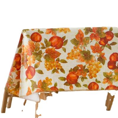 China Polyester Minimatt Fabric Tablecloth Flame Retardant Hot Selling Tablecloth Printed Waterproof Waterproof Cover for sale