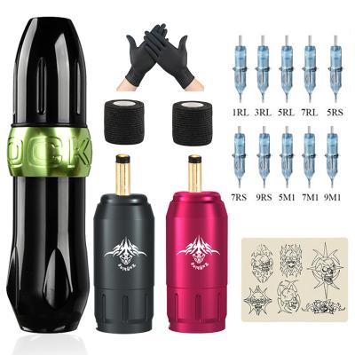 China High Quality Professional Equipment Permanent Tattoo Pen Tattoo Machine Aluminum Alloy Kit for sale