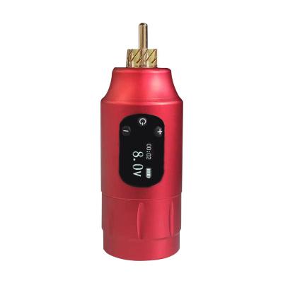 China Easy To Use New Rechargeable Mini Wireless Rocket Tattoo Battery Power Supply RCA Connector For Tattoo Machine Pen Supply for sale