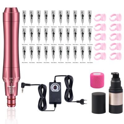 China Best Selling Professional Permanent Makeup Lips Eyebrow Tattoo Machine Pen Set for sale