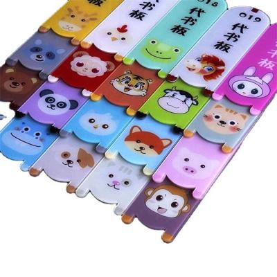 China Durable Star Anime Surrounding Acrylic Plastic Bookmarks Customized Hard Acrylic Bookmark Materials for sale