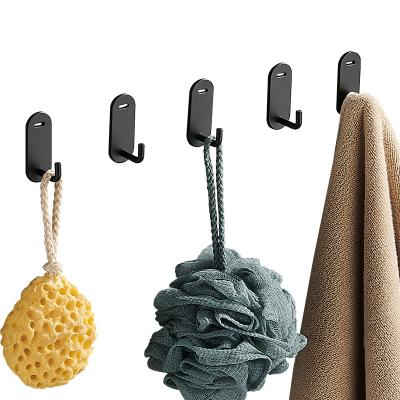 China Modern Ewin Aluminum Wall Mounted Towel Hook Bedroom Bathroom Clothes Living Room Kitchen Hardware Accessories Robe Hook for sale