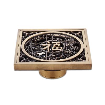 Chine Ewin Antique Brass Drain Kitchen Grate Stocked Waste Shower Drain Decorate Deodorizer Bathroom Accessary à vendre