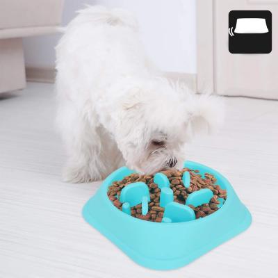 China Large Feeder Sustainable Slow Food Bowl Stainless Steel Wheels Collapsible Dog Pet Bowl for sale