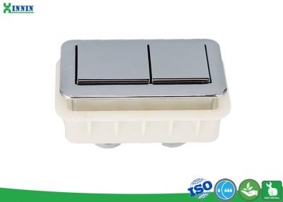 China Rectangular Toilet Cistern Spares Dual Push Button , Soft Hand Feeling for sale