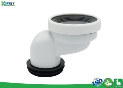 China 110mm Offset Toilet Pan Connector Fitting Made of Rigid PP Material for sale