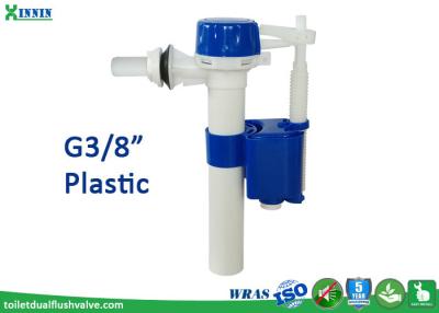 China Side Entry Toilet Fill Valve / WC Inlet Valve With Plastic Screw G3/8