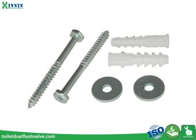 China Floor Standing Toilet Bolt / Closet Bolts For Toilet Repair, Set Of Two for sale