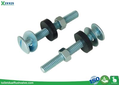 China Zinc Plated Toilet Tank To Bowl Bolts / Toilet Fixing Bolts Slot Headed for sale