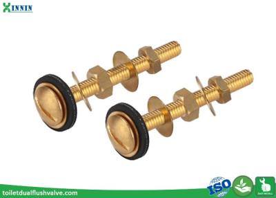 China Easy Install Brass Toilet Bolts Set Of Two For Connection Of Close Coupled WC for sale