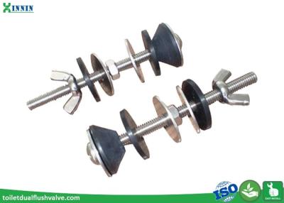 China Solid Stainless Steel Toilet Bolts / WC Bolt For 2 Pieces Toilet , Long Endurance for sale