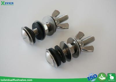 China Solid Inox / Stainless Steel Toilet Bolts To Connect Toilet Tank And Bowl for sale