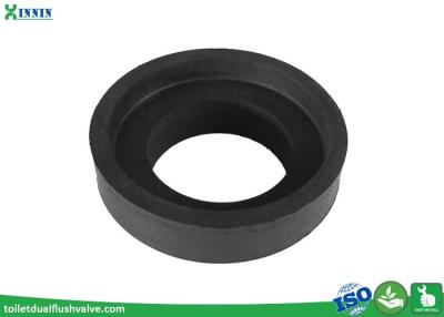 China Ring Shape Toilet Cistern Gasket , Toilet Tank Gasket 2 Inch Black Color for sale