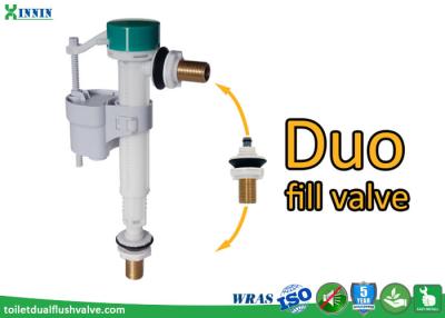 China POM ABS Side Entry / Bottom Entry Duo Toilet Fill Valve For Diy Market for sale