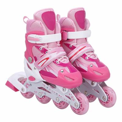 China Boys Girls Kids Adjustable Popular Kid Skate Shoes Adjustable Inline Quad Roller Skates for sale