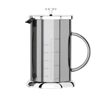 China Nibu Thermal Sustainable Resistance Espresso Coffee Press Camping Maker Hand Drip French Press Coffee Maker Coffee Pot for sale