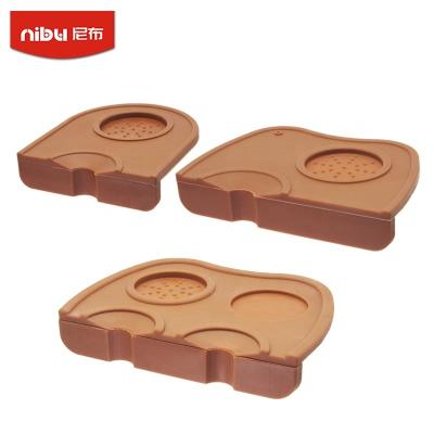 China Viable Wholesale Non-slip Tampering Coffee Tamper Mat Silicone Bar Espresso Coffee Accessories for sale