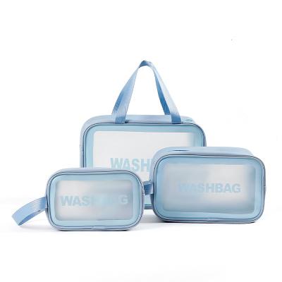 China Travel Custom Expandable Promotional Transparent Waterproof Storage PVC Toiletry Gift Makeup Zipper Bag Cosmetic Pouch for sale