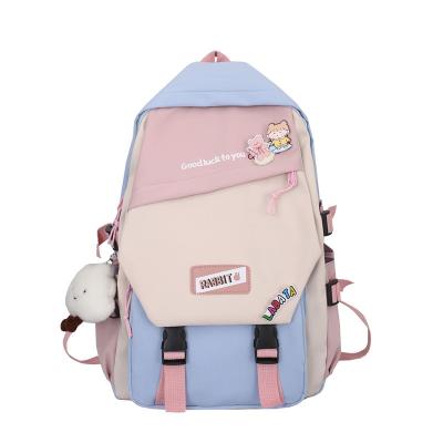 China 2022 Anti Theft Customized Stylish Nylon Fancy Backpack For Teenager Schoolbag For School Bags Fashion Rucksack for sale