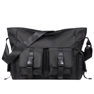 China Normcore Waterproof PU Leather Messenger Sling Bag Men Cross / Factory Minimalist Custom - Body Chest Bag for sale