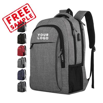 China High Quality Anti-theft 100% Cotton Pack Laptop Backpack With Left Filling USB Laptop Backpack For Business Bolsa Para Laptop for sale